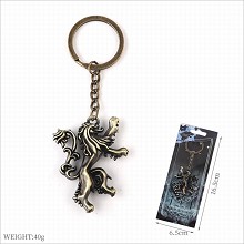 Game of Thrones Lannister movie key chain