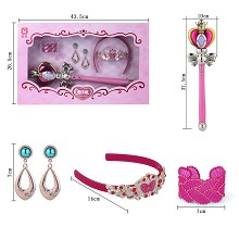 Sailor Moon anime magic wand and Jewelry accessories a set