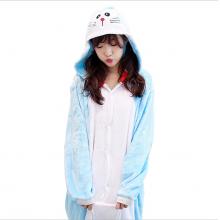 Doraemon flano pajamas dress hoodie