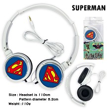 Super Man movie headphone