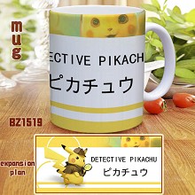Pokemon Detective Pikachu movie cup mug