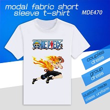 One Piece anime model short sleeve t-shirt