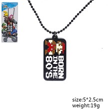 Super Mario game necklace