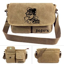 JoJo's Bizarre Adventure canvas satchel shoulder bag