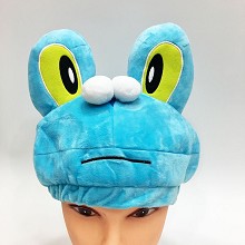  12inches Pokemon Froakie anime plush hat 