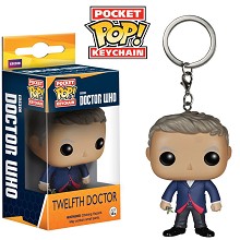 Funko POP Doctor Who TWELFTH DOCTOR figure doll key chain