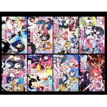 Puella Magi Madoka Magica anime posters(8pcs a set)