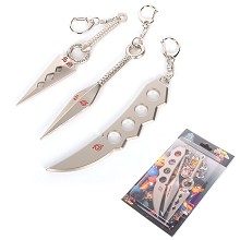 Naruto anime key chains set(3pcs a set)