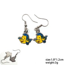 The fish anime earrings a pair