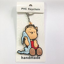 Snoopy anime two-sided key chain