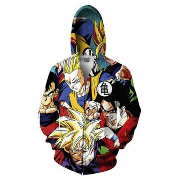Dragon Ball anime 3D printing hoodie sweater cloth