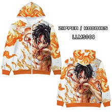 One Piece anime long sleeve hoodie sweater cloth