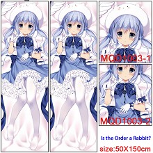  Is the Order a Rabbit anime two-sided long pillow 