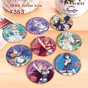 The Seven Deadly Sins anime brooches pins set(8pcs a set)
