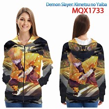  Demon Slayer anime long sleeve hoodie cloth 