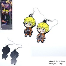 Demon Slayer Agatsuma Zenitsu anime earrings a pair