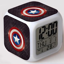 Captain America discolor clock（no battery）