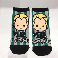Harry Potter Malfoy short cotton socks a pair