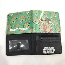  Star Wars Yoda anime wallet 