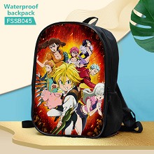 The Seven Deadly Sins anime waterproof backpack bag