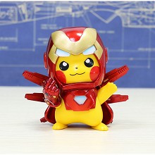 Pokemon Pikachu cos Iron Man mk85 anime figure