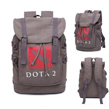 DOTA 2 anime canvas backpack bag