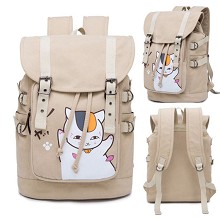 Natsume Yuujinchou anime canvas backpack bag