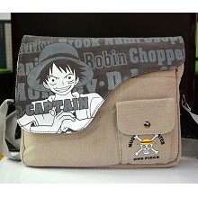 One Piece anime canvas satchel shoulder bag