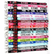 LOVE PINK neck strap Lanyards for keys ID card gym...