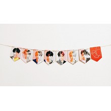 BTS star hanging flag album return photo poster ha...