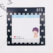 BTS JIN star Memo Pad Notes Memo Sticker Pape