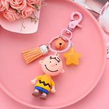 Snoopy Charlie Brown figure doll pendant key chain