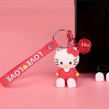 Hello Kitty anime figure doll pendant key chain