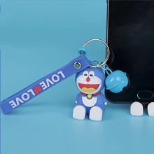 Doraemon anime figure doll pendant key chain