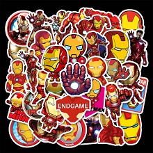 The Avengers hero Iron Man waterproof stickers set...