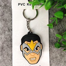 Falcon anime two-sided key chain