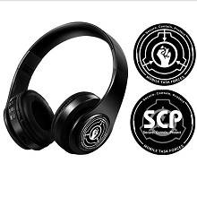 SCP anime wireless bluetooth headset headphones