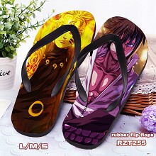 Naruto anime flip-flops shoes slippers a pair