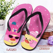 DUDUDUCK anime flip-flops shoes slippers a pair