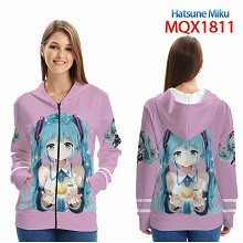 Hatsune Miku anime long sleeve hoodie cloth