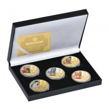 5pcs coin with box