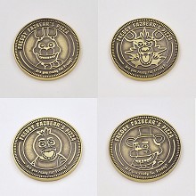 Five Nights at Freddy's Commemorative Coin Collect Badge Lucky Coin Decision Coin