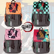 Demon Slayer anime canvas backpack bag