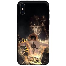One Piece ACE anime iphone 11/7/8/X/XS/XR PLUSH MAX case shell