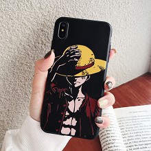 One Piece Luffy anime iphone 11/7/8/X/XS/XR PLUSH MAX case shell