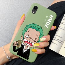 One Piece Zoro anime iphone 11/7/8/X/XS/XR PLUSH MAX case shell