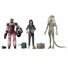 7inches NECA Alien figures set(3pcs a set)