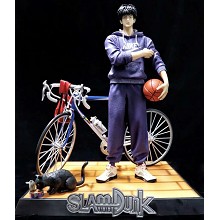 Slam Dunk Rukawa Kaede with bicycle figures a set
