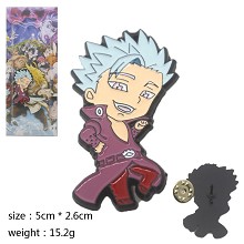 The Seven Deadly Sins Ban anime brooch pin
