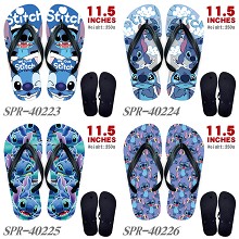Stitch anime flip flops shoes slippers a pair